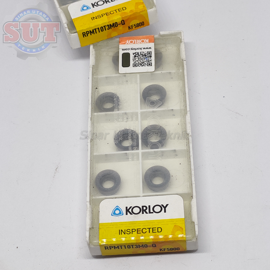 Jual RPMT 10T3M0-Q KF-5800 Insert Milling RPMT10 KORLOY bkn RDMT 10 ...