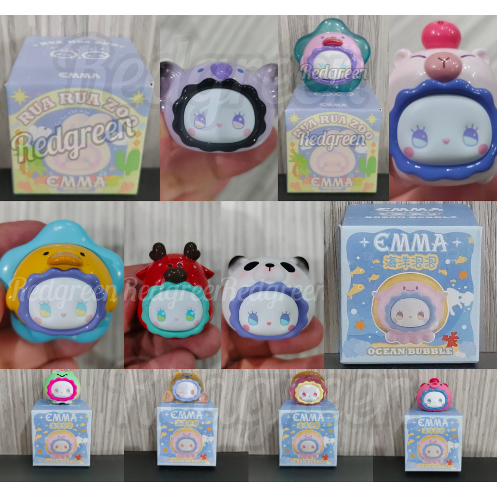 Jual mainan anak blindbox Emma Rua Rua Zoo dan Ocean Bubble Series ...