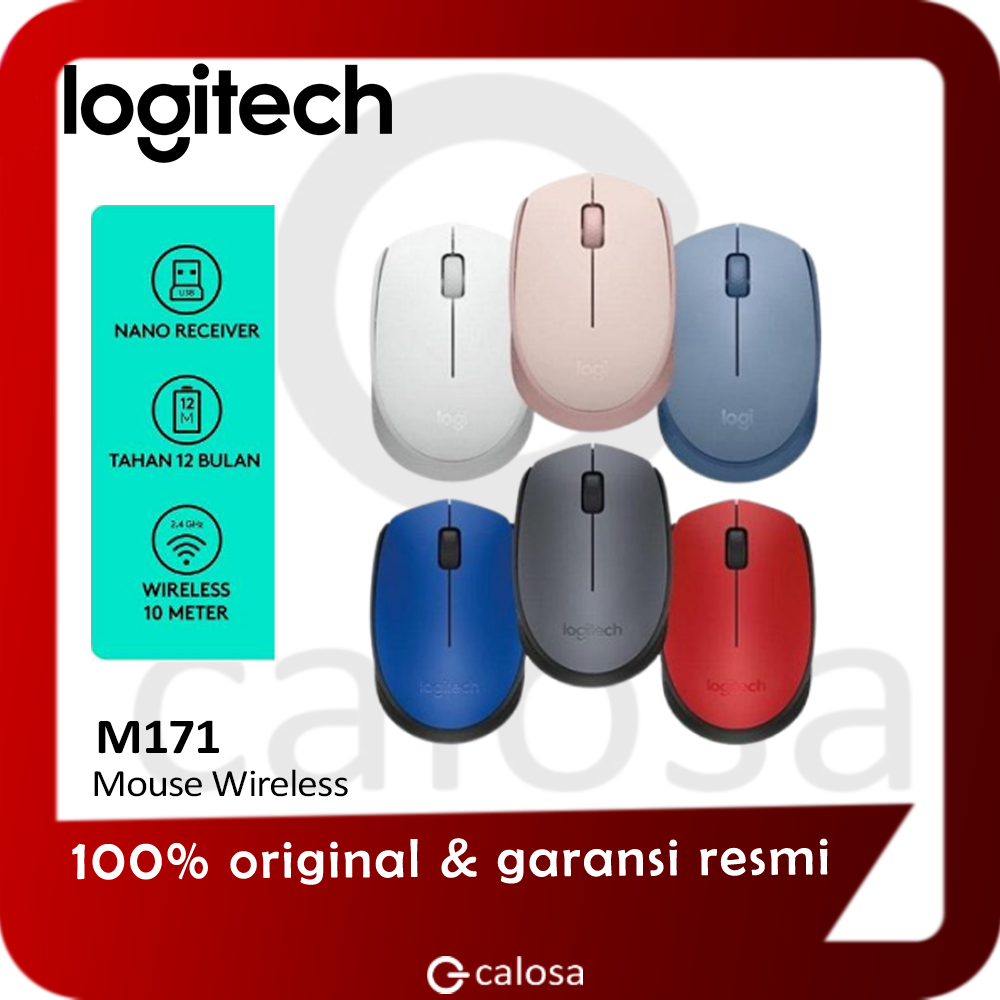 Jual MOUSE WIRELESS LOGITECH M171 GARANSI RESMI | Shopee Indonesia