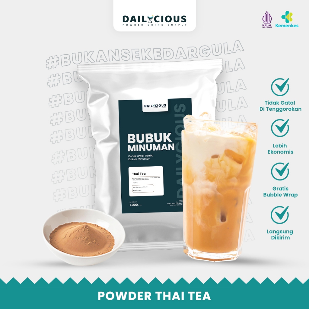 Jual Bubuk Minuman Thai Tea - Powder Thai Tea Dailycious | Shopee Indonesia