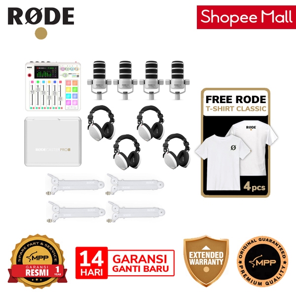 Jual Microphone Rode All in One White Collection | Shopee Indonesia