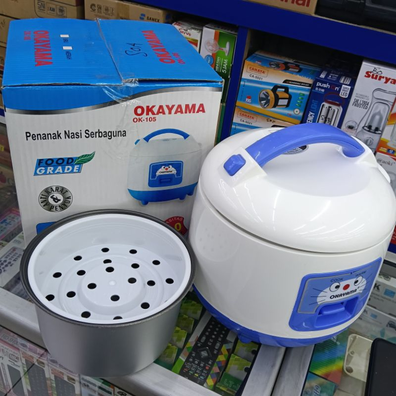 Jual OKAYAMA Rice cooker OK-105 1,2 Liter Magic com / penanak nasi ...