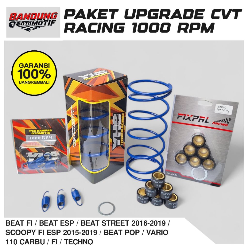 Jual Paketan Kirian Per Cvt 1000 Rpm Full Set Beat Fi Beat Esp Beat Pop ...