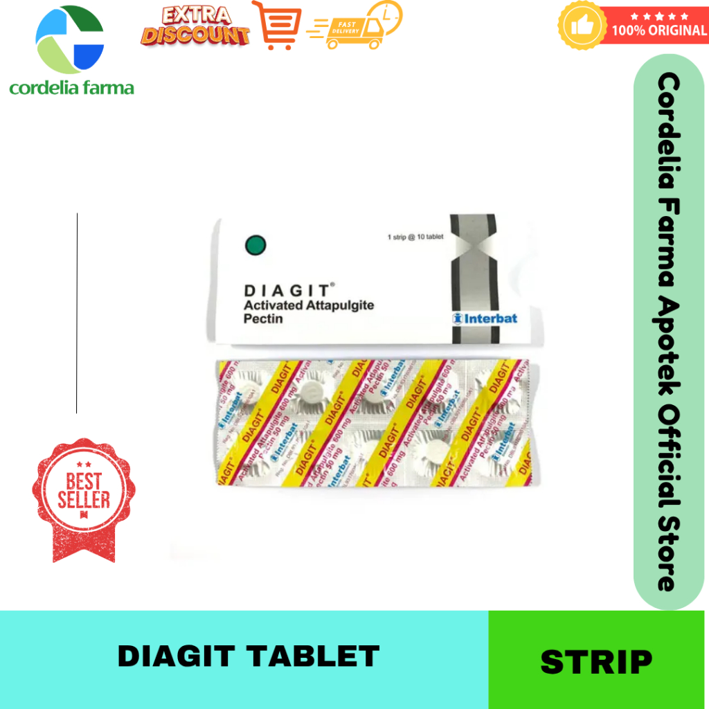 Jual Diagit Obat Diare (10 Tablet) | Shopee Indonesia