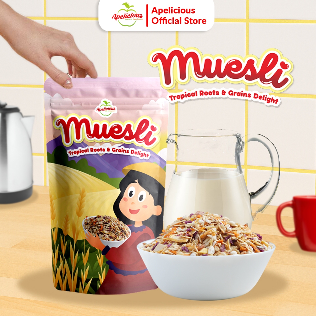Jual Apelicious Muesli Tropical Roots & Grains Delight Sereal Sarapan ...
