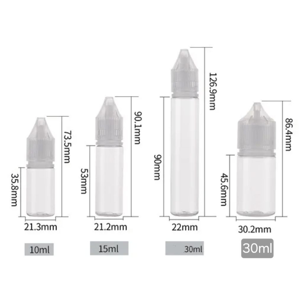 Jual Botol Chubby 10ml 15ml 30ml V4 Gorilla Essen Mancing PET Unicorn ...