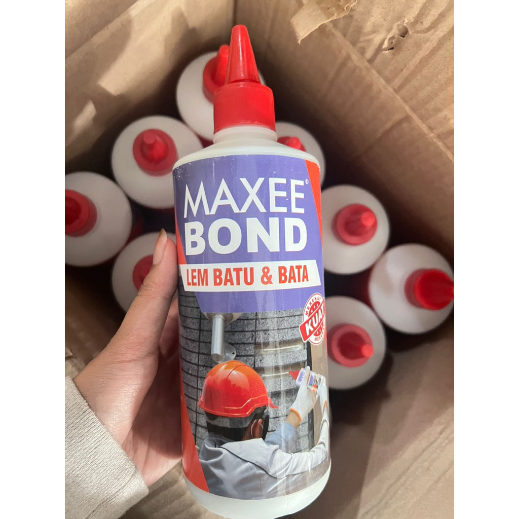 Jual MAXEE BOND – Lem Batu,Bata,Keramik (500ml) | Shopee Indonesia