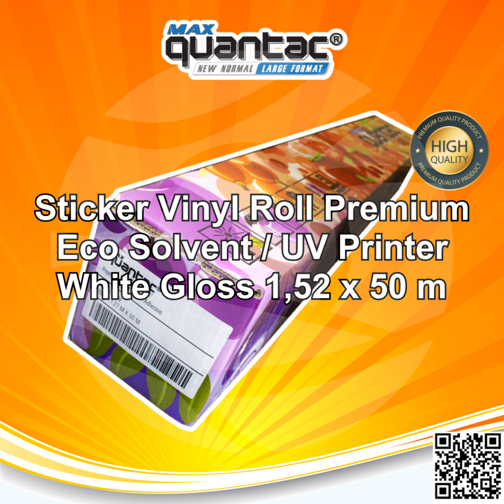 Jual QUANTAC® MAX 68WX-A Sticker Vinyl Digital Print Eco Solvent / UV ...