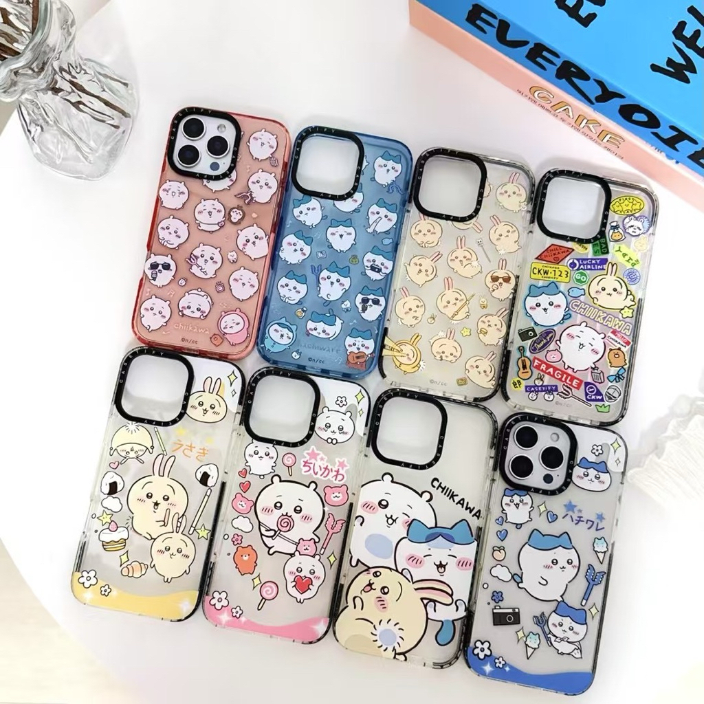 Jual Case Iphone Casetify Acrylic Chiikawa Usagi Hachiware Cartoon