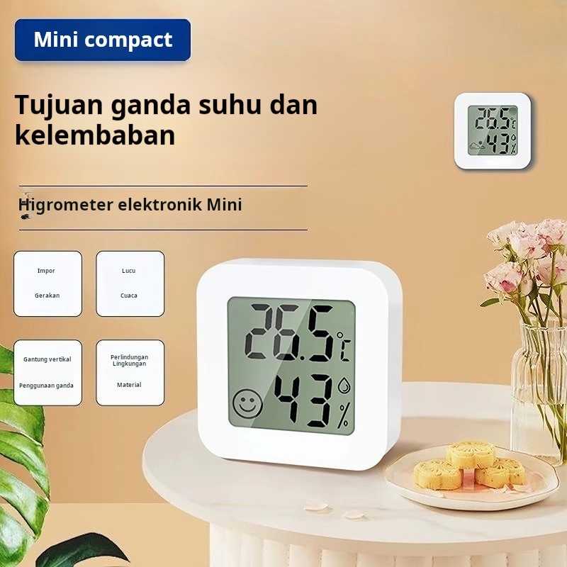 Jual Termometer dan Higrometer Elektronik Presisi Tinggi Mantap untuk ...