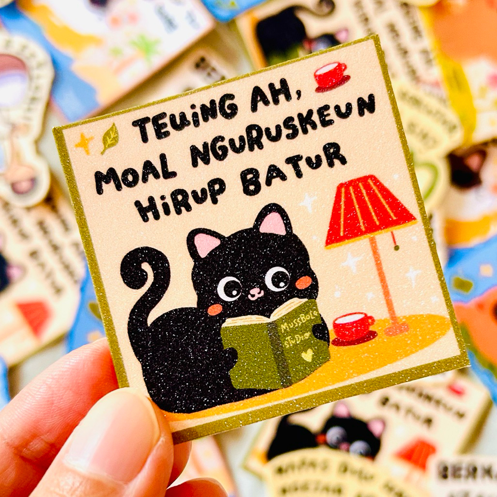 Jual Sticker wargi Sunda | Life Reminder Sunda | Die cut sticker kucing ...
