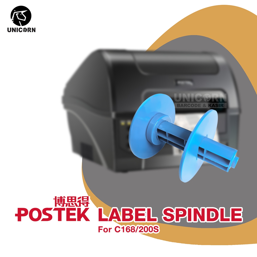 Jual Roller Label Shaft Spindle Spindel - Postek C168/200S C-168 ...