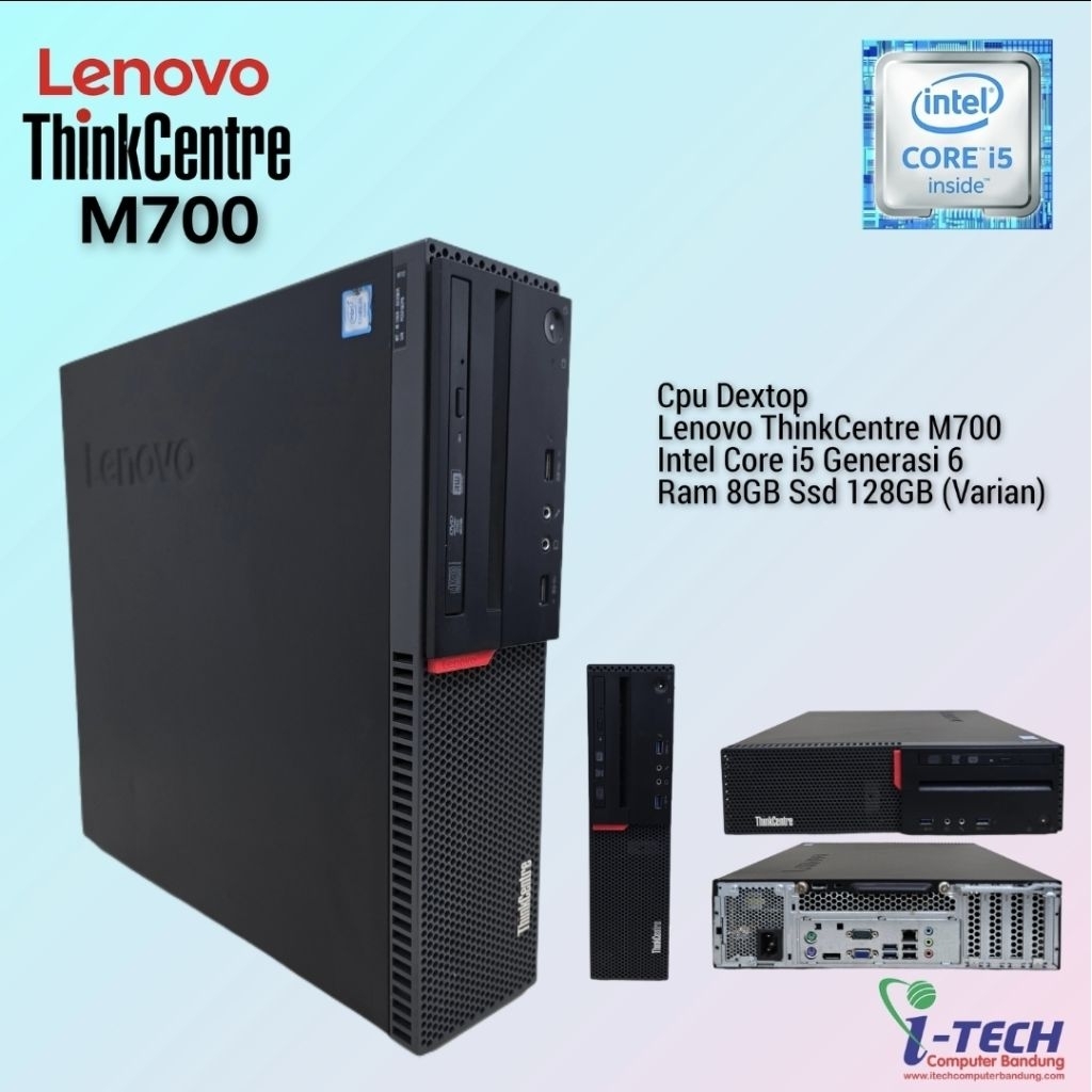 CPU DEXTOP MT LENOVO THINKCENTRE MT- M58 M70e M72e M73 Core2Duo  i3 i5 i7 Ram 2GB 4GB HDD 250GB 500GB
