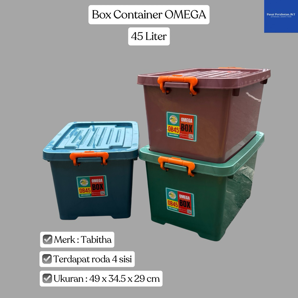 Jual TABITHA - Container Box Plastik Kotak Penyimpanan Besar Jumbo ...