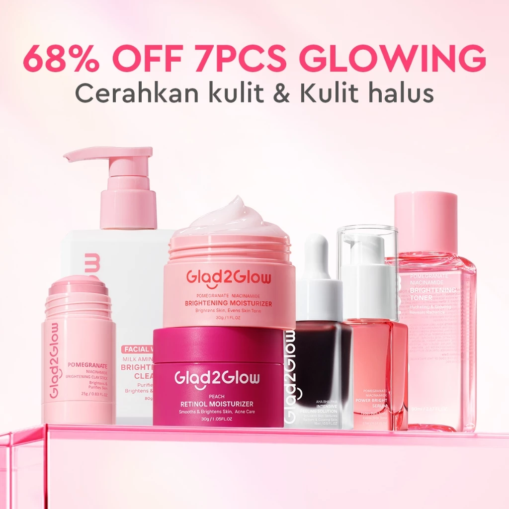 Glad2Glow Renew Bundle 7-in-1 dengan Diskon 10% Sekarang!