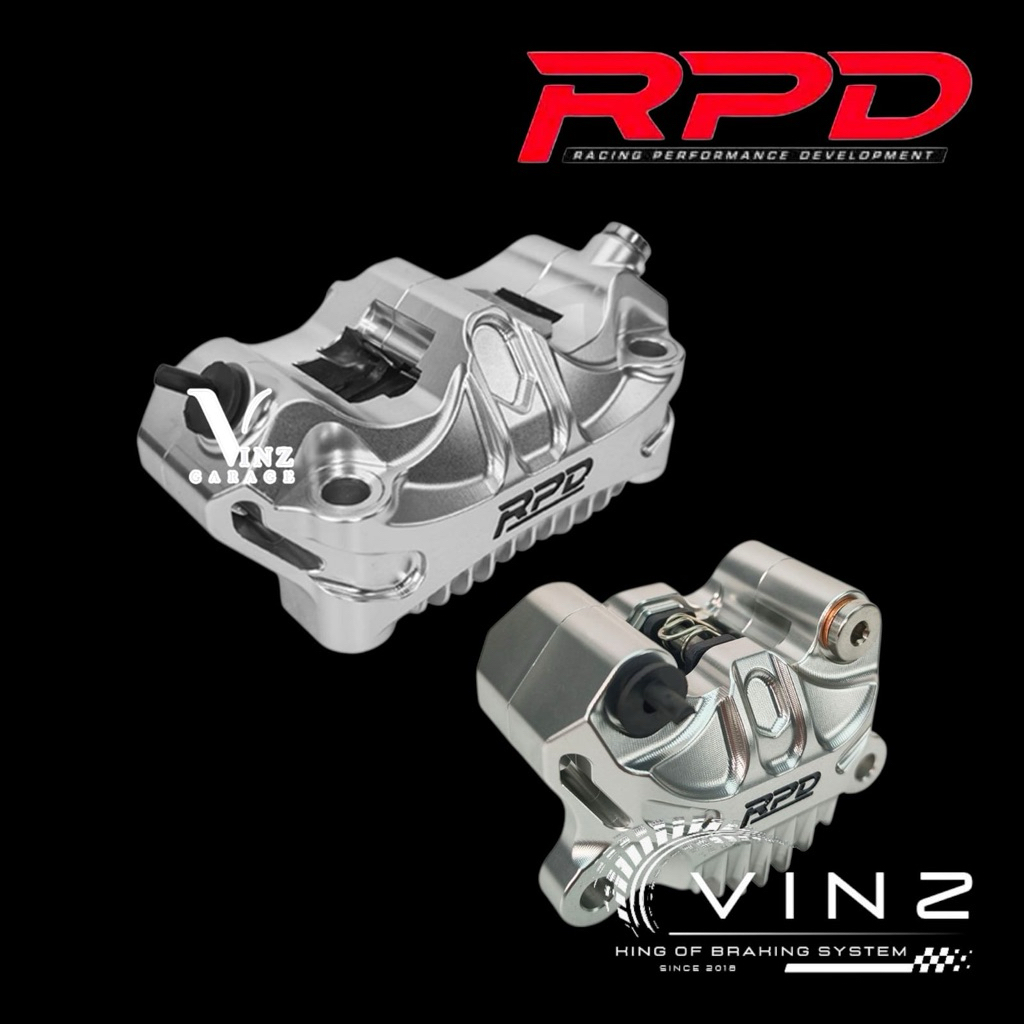 Jual Kaliper 4 Piston 2 piston RPD Zenith Pitch 100 Mm Silver Black ...