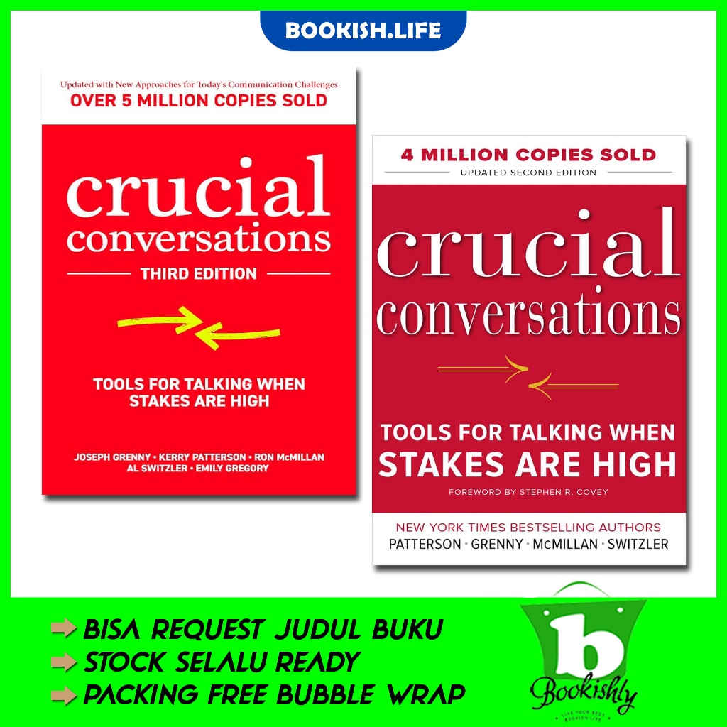 Jual Crucial Conversations Tools for Talking When Stakes Are High ...
