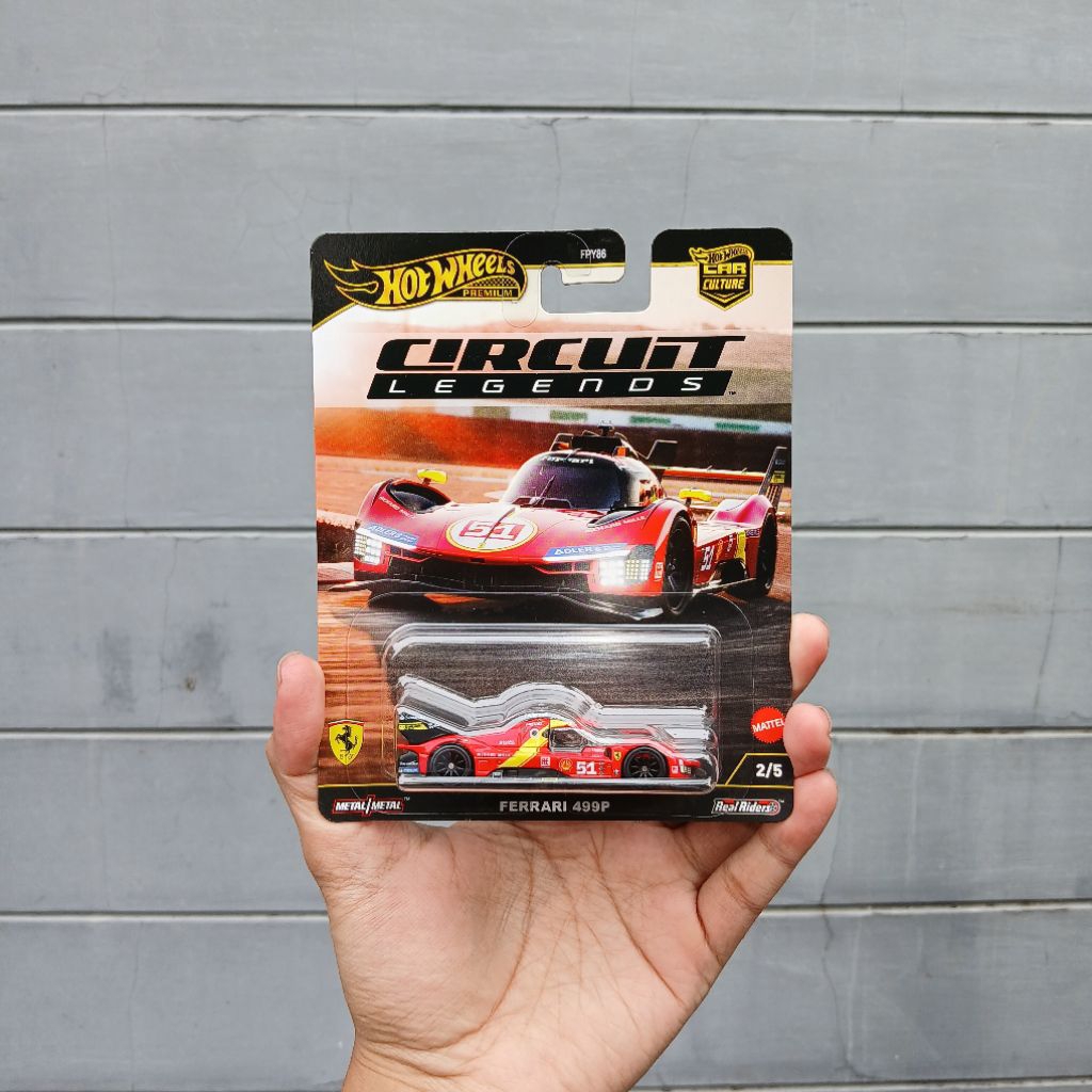 Hot Wheels Premium Ferrari 499P Circuit Legends - Boîte Non Ouverte - Réduction Sur Le 2e Article