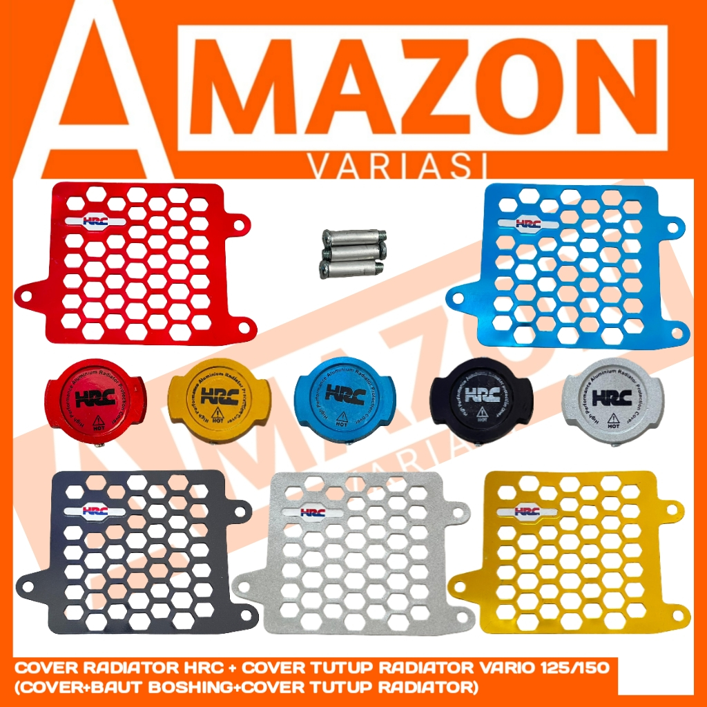 Jual PAKET 2 IN 1 COVER RADIATOR VARIO HRC PLUS TUTUP RADIATOR MODEL ...