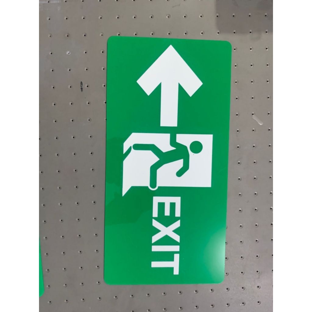 Jual Akrilik signage / Papan penanda EXIT (print uv) tebal 2mm | Shopee ...