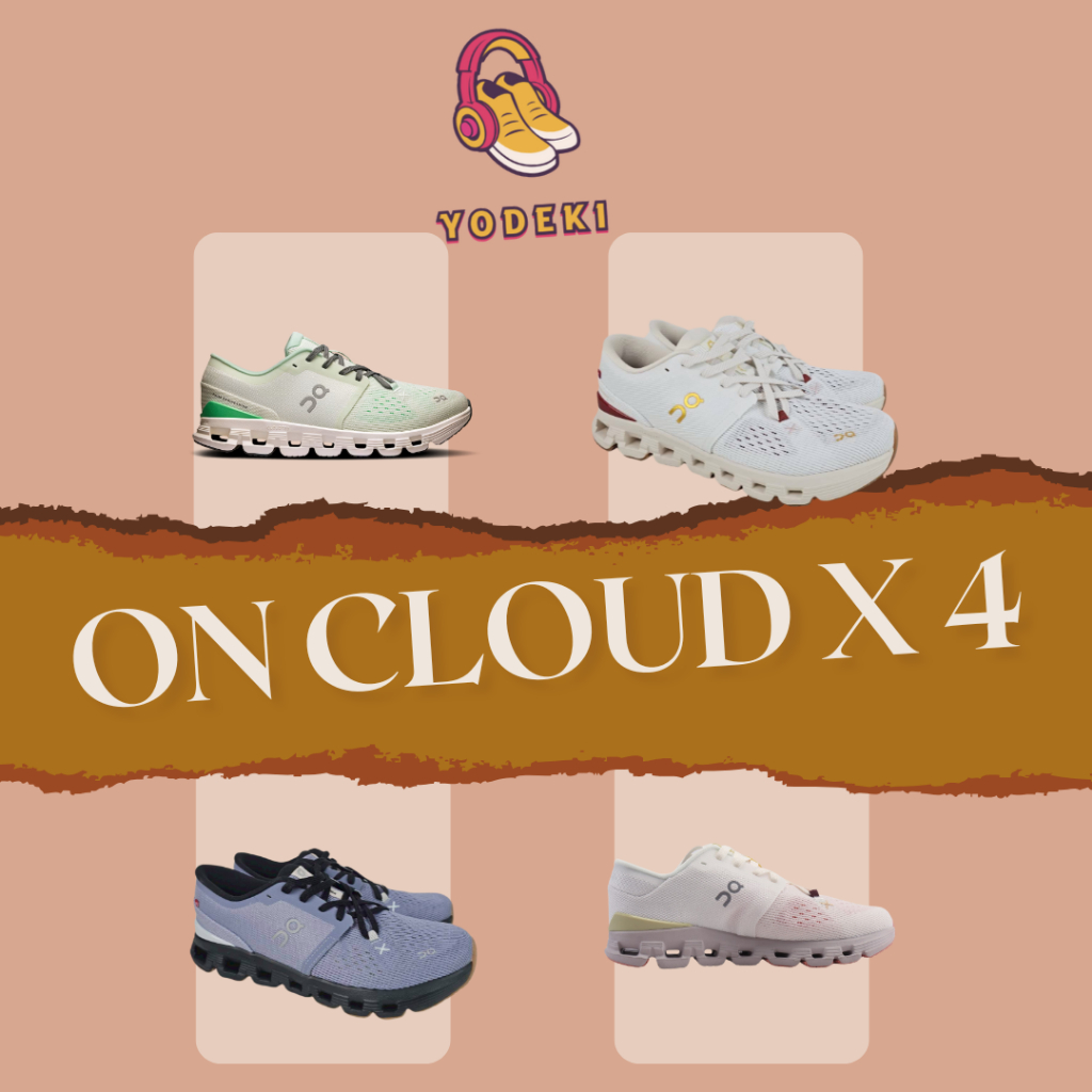 On Cloud Women's Cloud X4 Running Shoes- Petal/ Sand