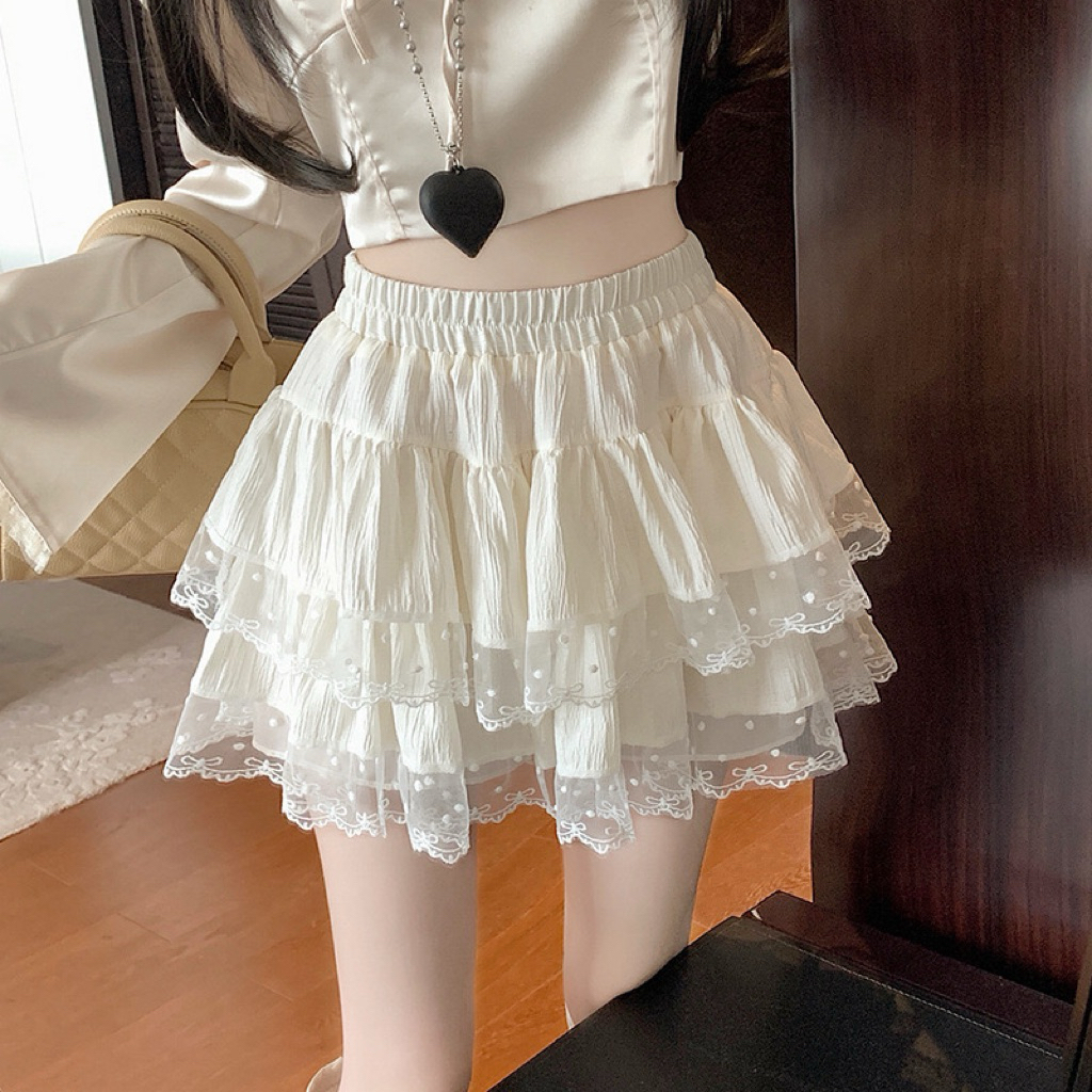 Jual [ Luxxite_co ] BISA INSTANT / SAMEDAY | LACE MINI SKIRT / Rok mini ...