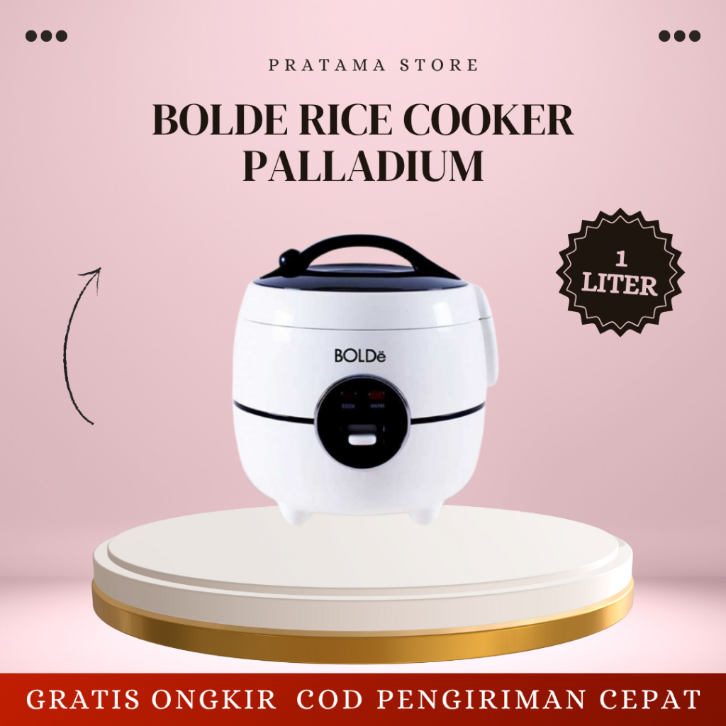 Jual BOLDE RICE COOKER PALLADIUM 1 LITER | Shopee Indonesia