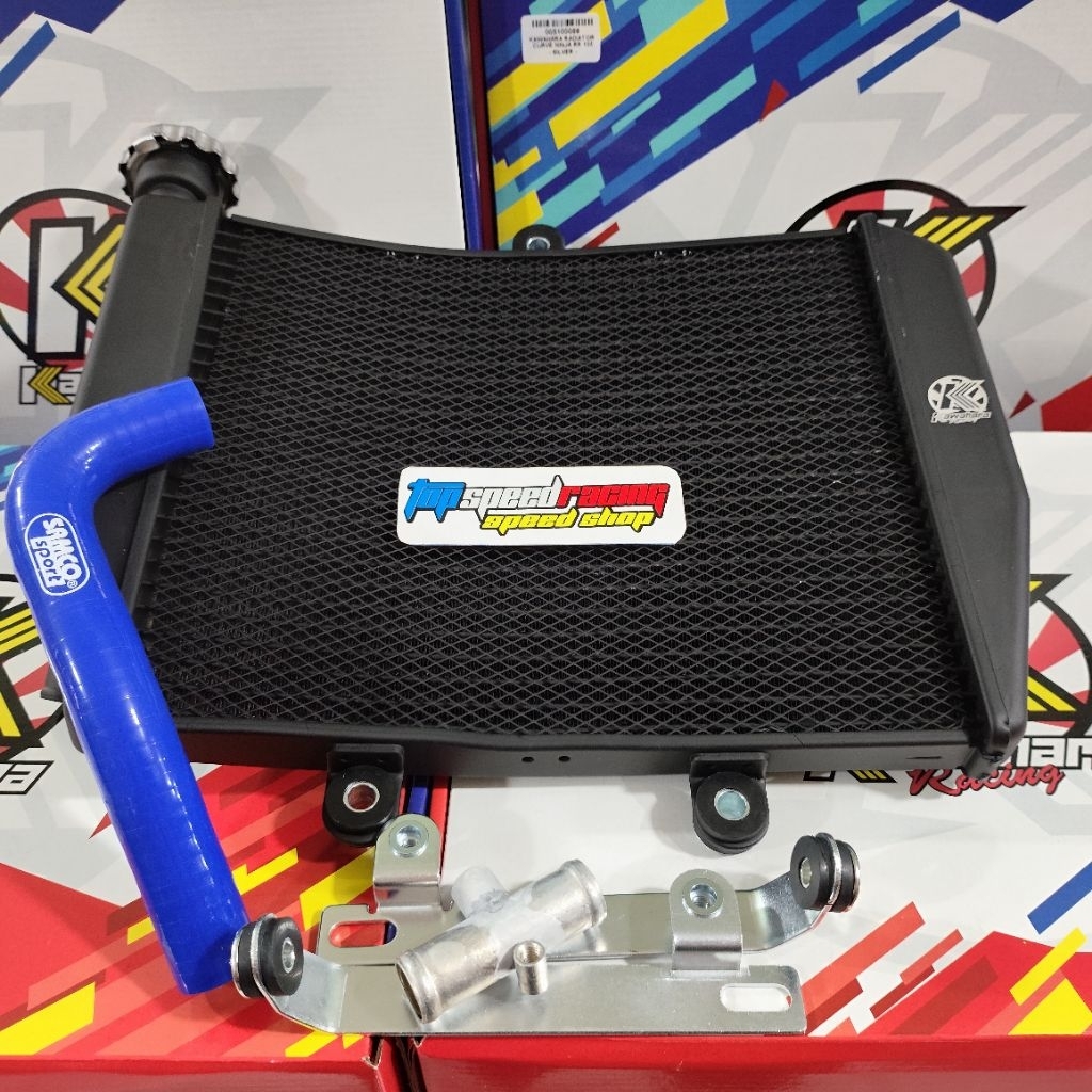 Jual RADIATOR ALMU KAWAHARA BUAT NINJA 150 RR / NINJA 150 RR NEW CURVE ...