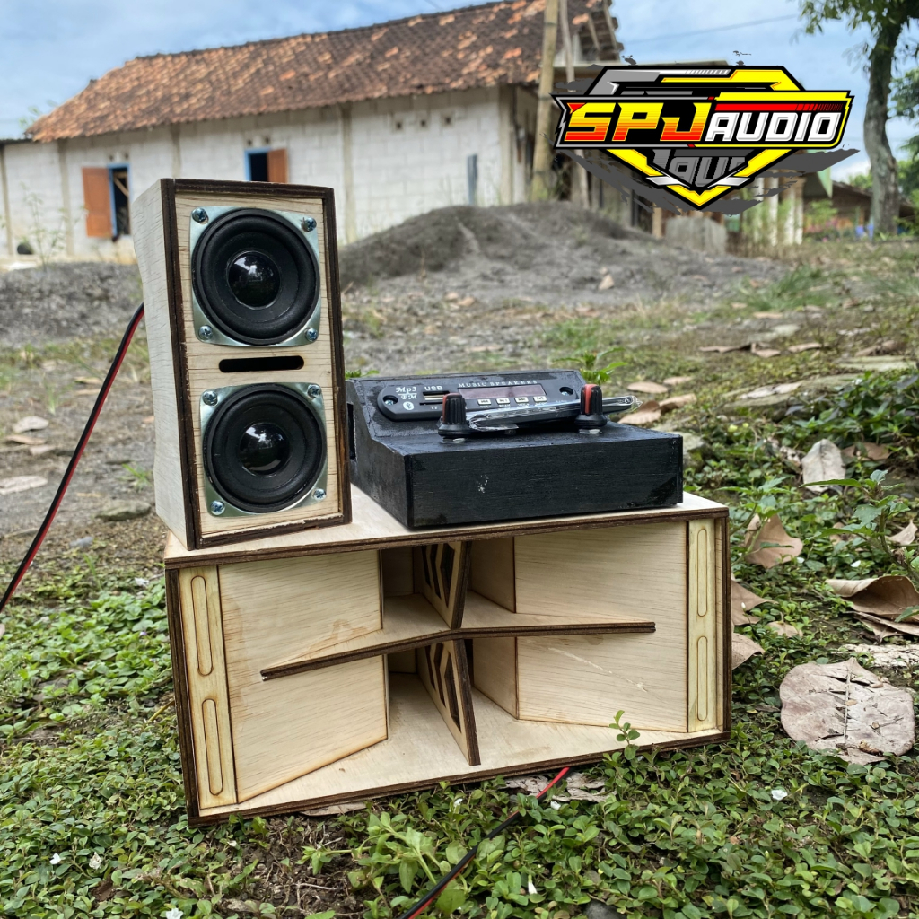 Jual Paket Sound Miniatur Fullset Box KIMOCHI Double 3 Inch dan Line ...
