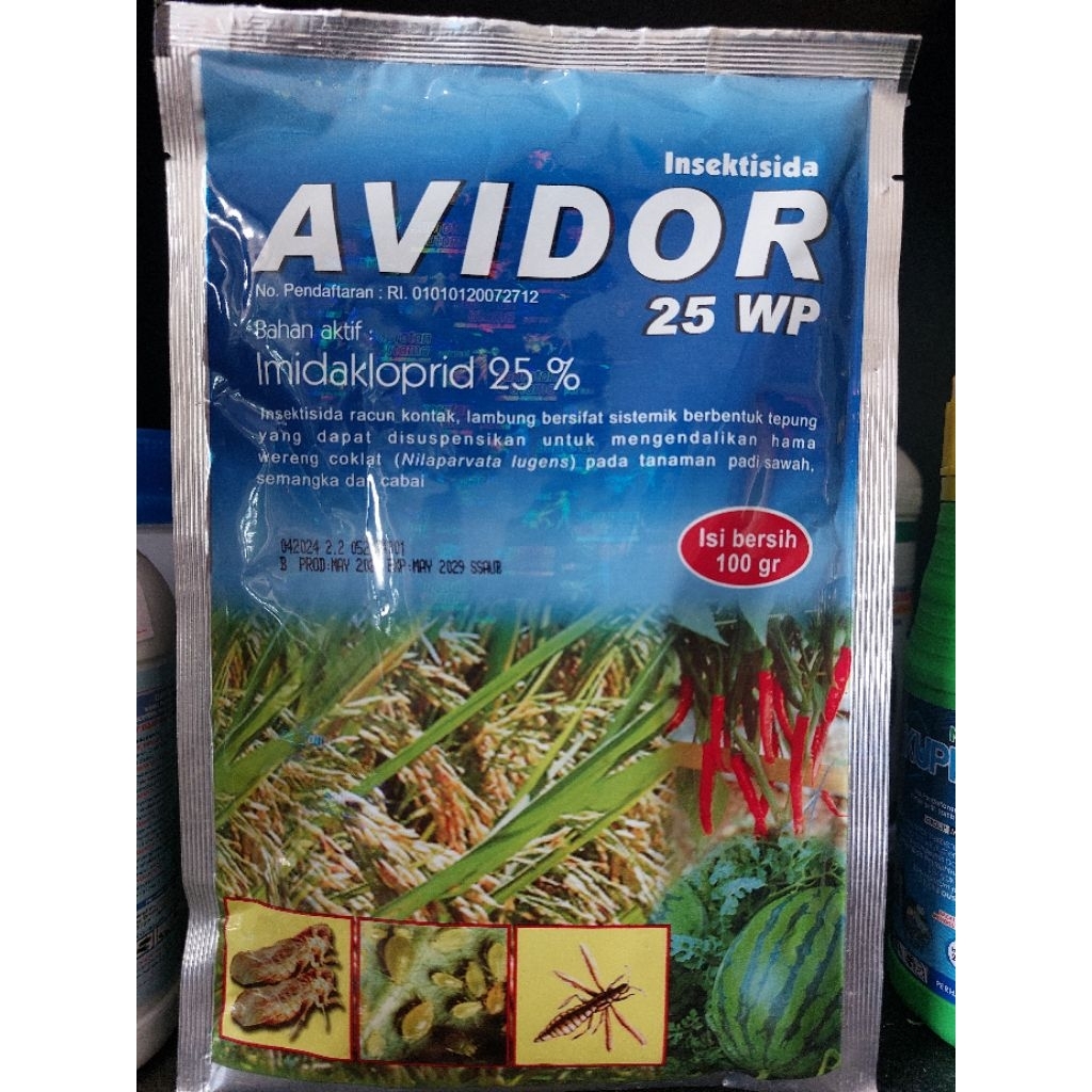 Jual Insektisida AVIDOR 25 WP - 100 GRAM | Shopee Indonesia