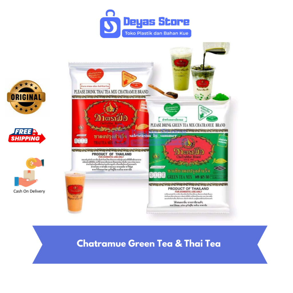 Jual CHATRAMUE THAI TEA & GREEN TEA – RASA ASLI THAILAND | Shopee Indonesia