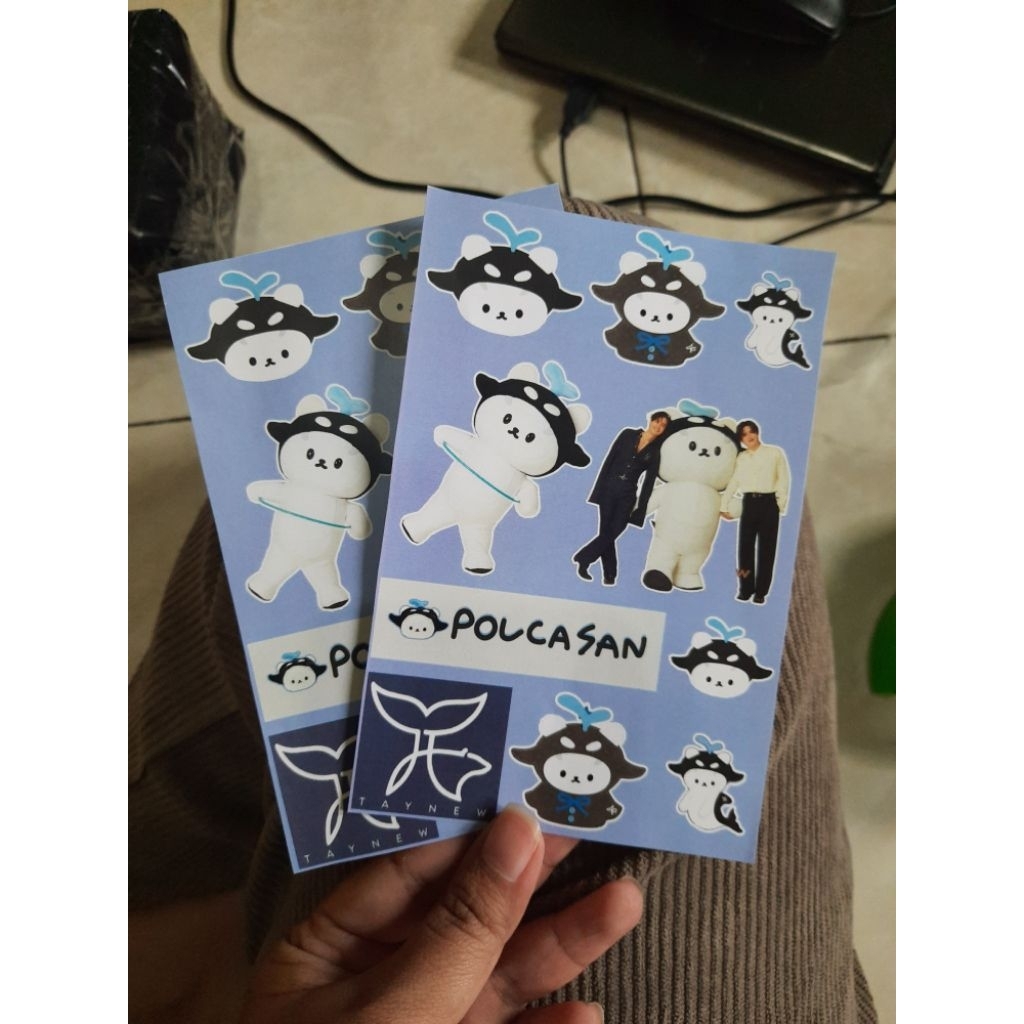 Jual Stiker polcasan taynew polca yaisan sansan sticker | Shopee Indonesia