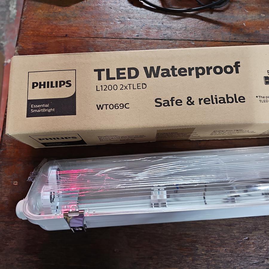 Jual KAP LAMPU WATERPROOF PHILIPS WT069C 2X18 2X8 1X18 1X8 60CM 600MM ...
