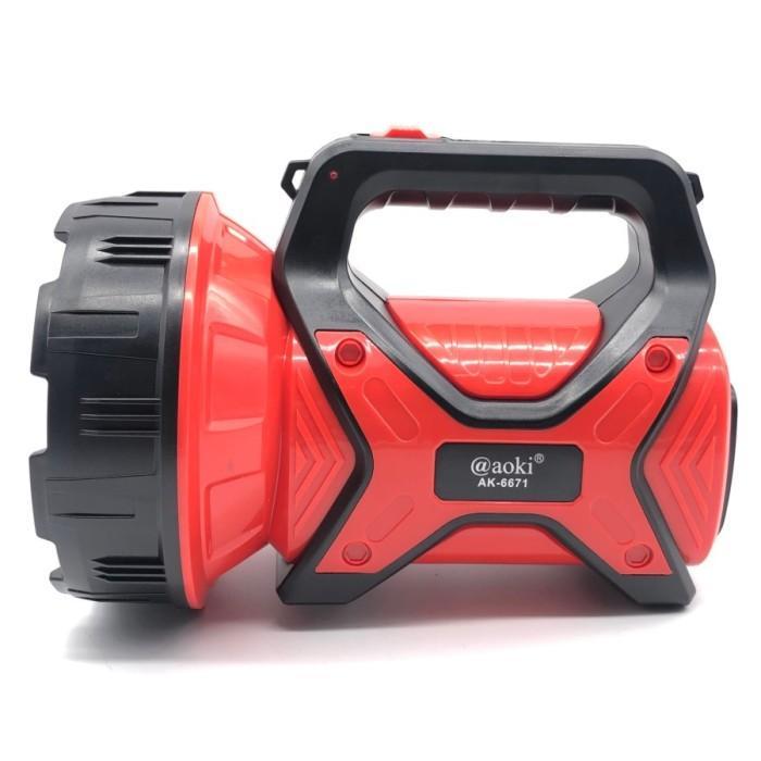 Jual Senter Cas Aoki Ukuran Jumbo Besar 50 Watt 5500mAh Isi Ulang LED ...