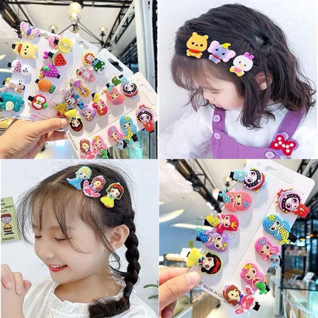 Jual (1 SET 10 PCS) Set Jepit Rambut Anak 10 in 1 / Jepit Rambut Korea ...