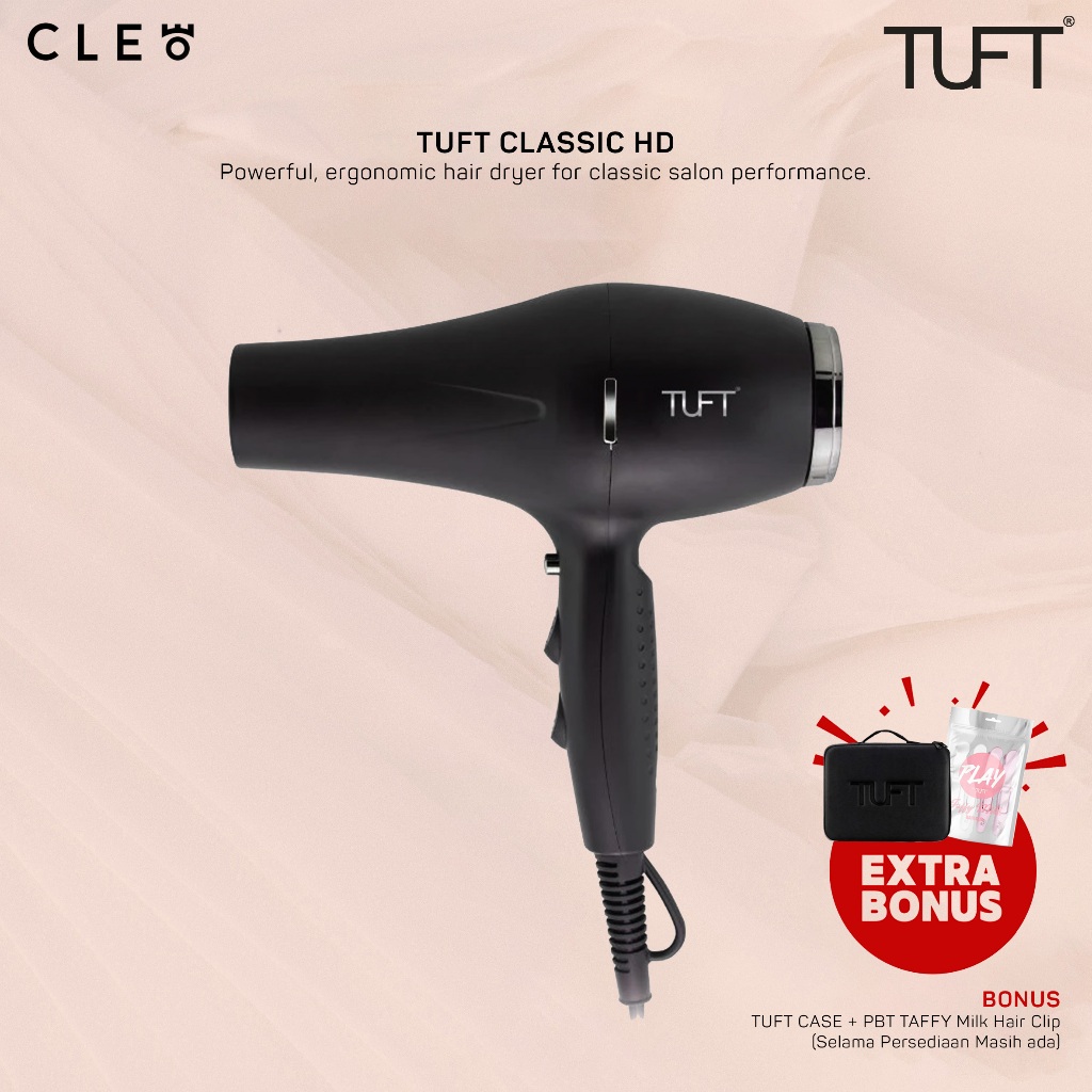 TUFT Classic I Hair Dryer 1000w / 2000w Salon / Barber Hairdryer - 100% Original