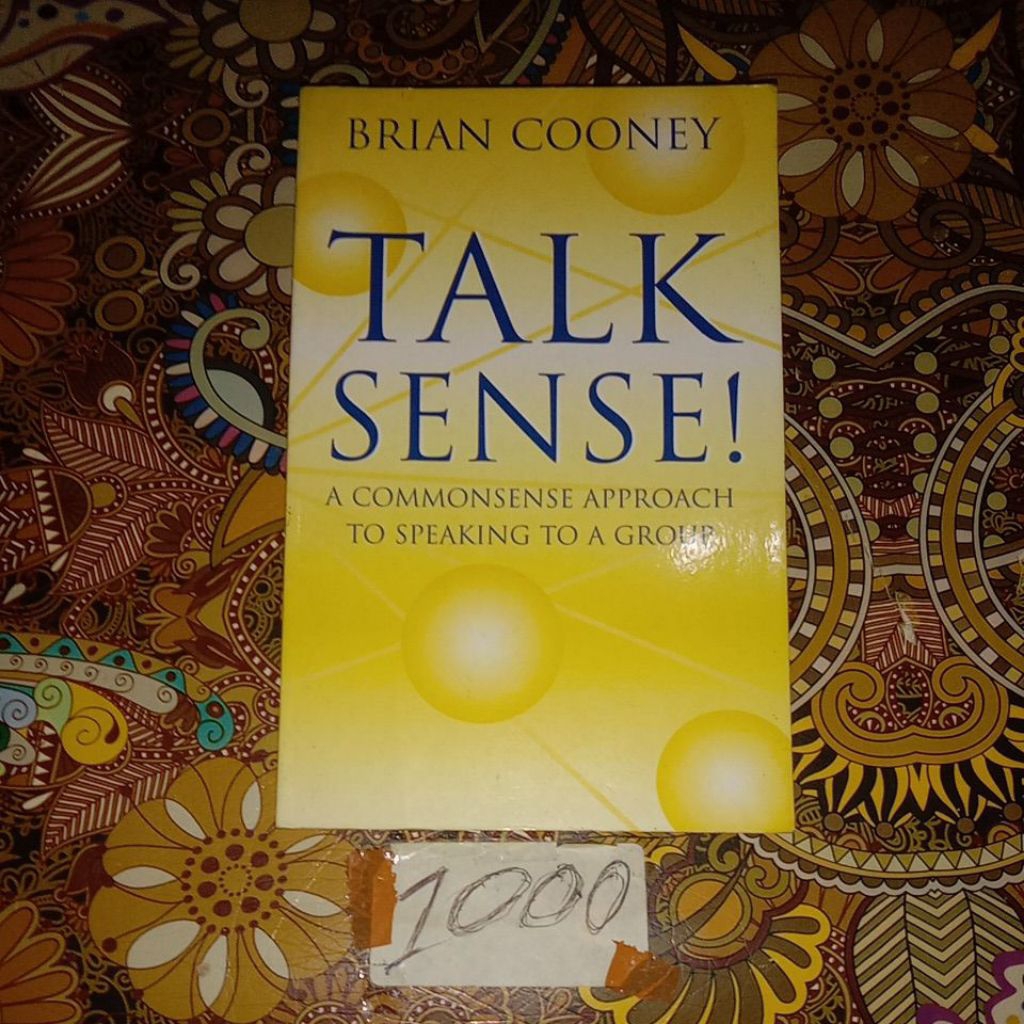 Jual BUKU TALK SENSE,BRIAN COONEY | Shopee Indonesia