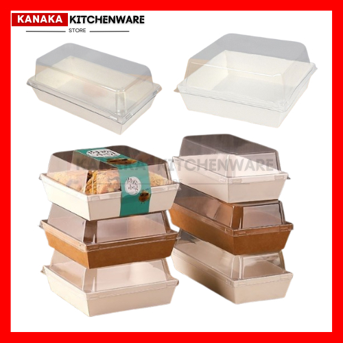 Jual MIKA BOX ALAS KERTAS / DESSERT BOX TAHAN PANAS / PAPER BOX / PAPER ...