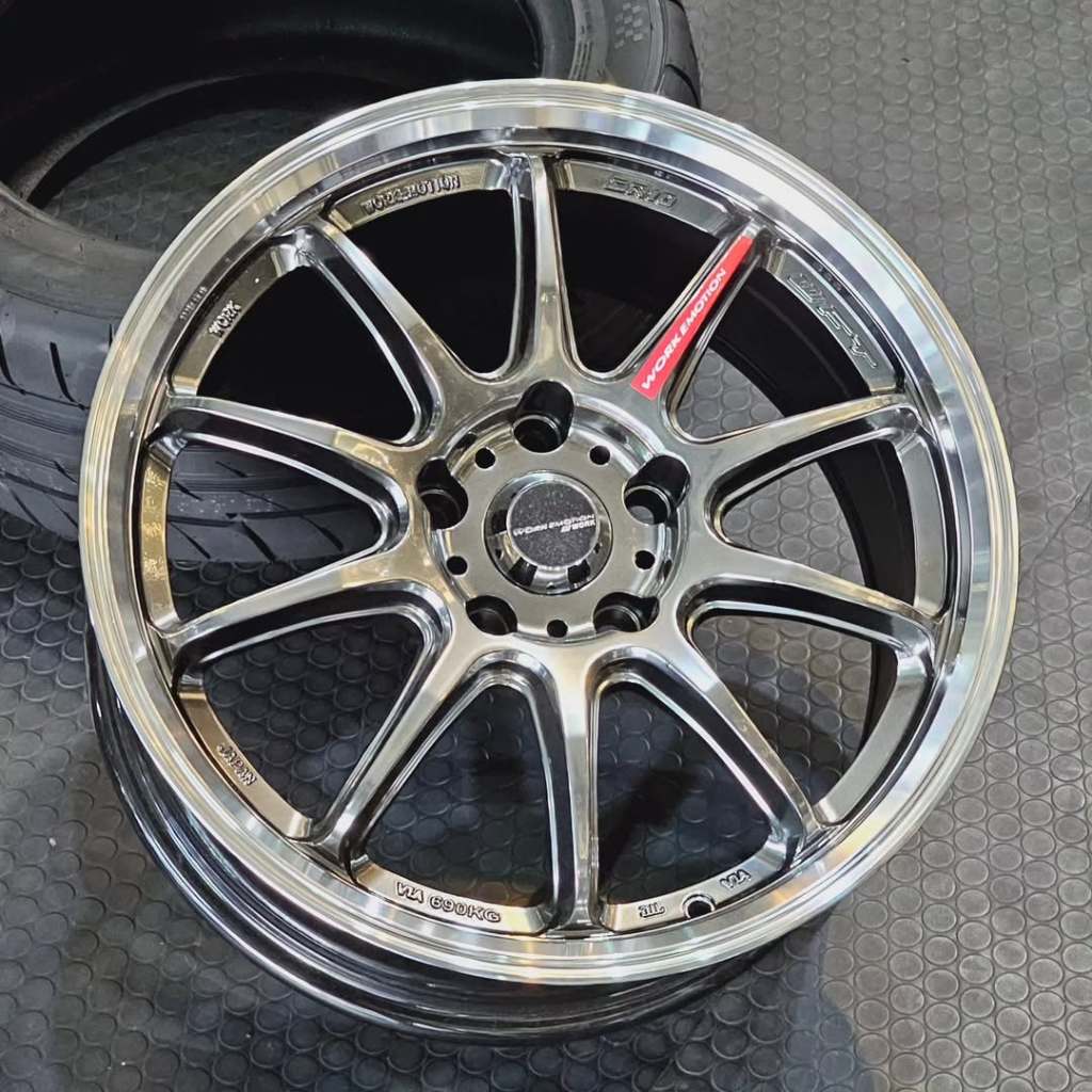 Jual Velg Work Emotion ZR10 Ring 17 Lebar 8 ET 35 PCD 5x114 Velg R17 ...