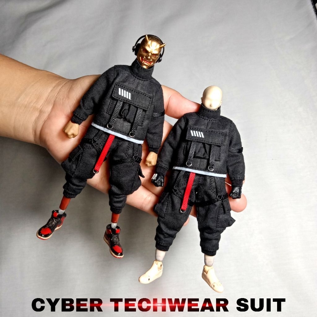 Jual kitbash 1/12 CYBER TECHWEAR SUIT K-1 (kelengkapan ada di gambar ke ...