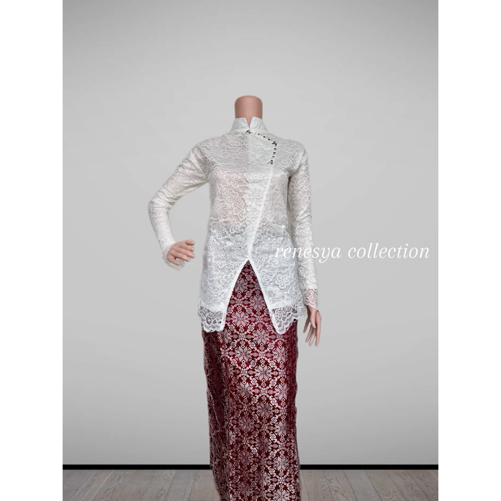 Jual KEBAYA JANGGAN MODERN // SET KEBAYA WANITA // SET KEBAYA SONGKET