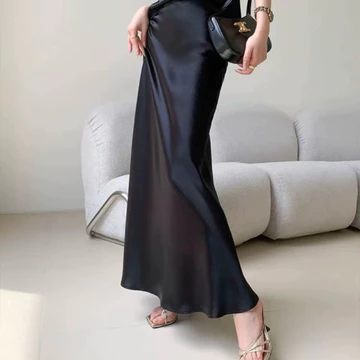 ARUNIKA Rok Satin Silk Impor Rok Satin Panjang Maxi 105cm Skirt Mermaid Premium Bawahan Wanita