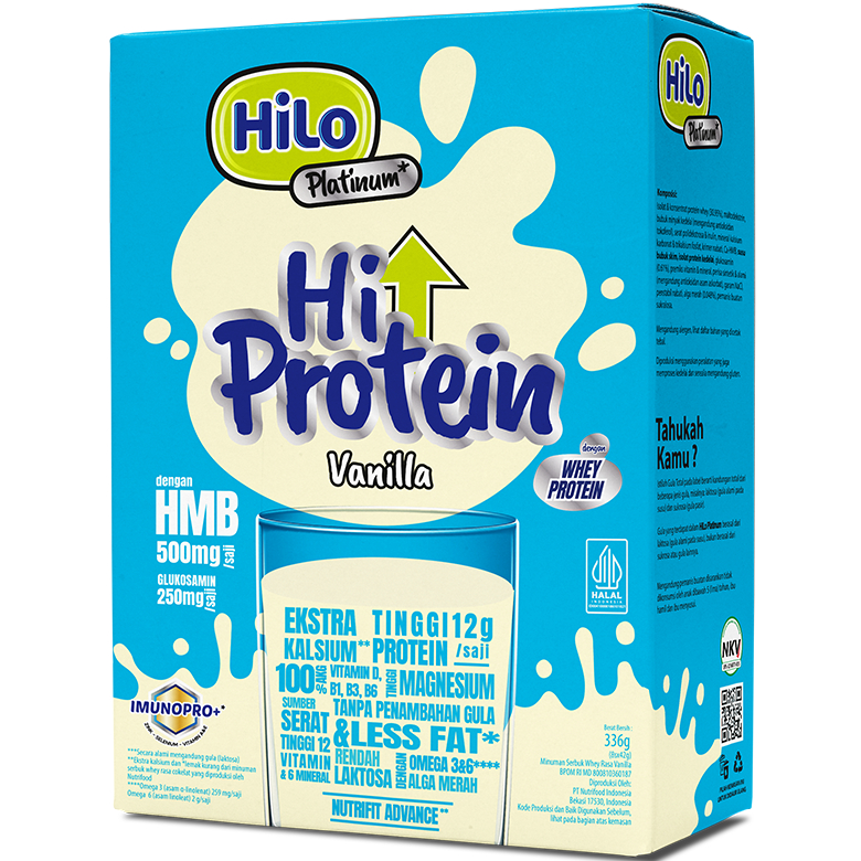 Jual HiLo Platinum HMB Minuman Serbuk Whey Rasa Vanilla 336 g | Shopee ...