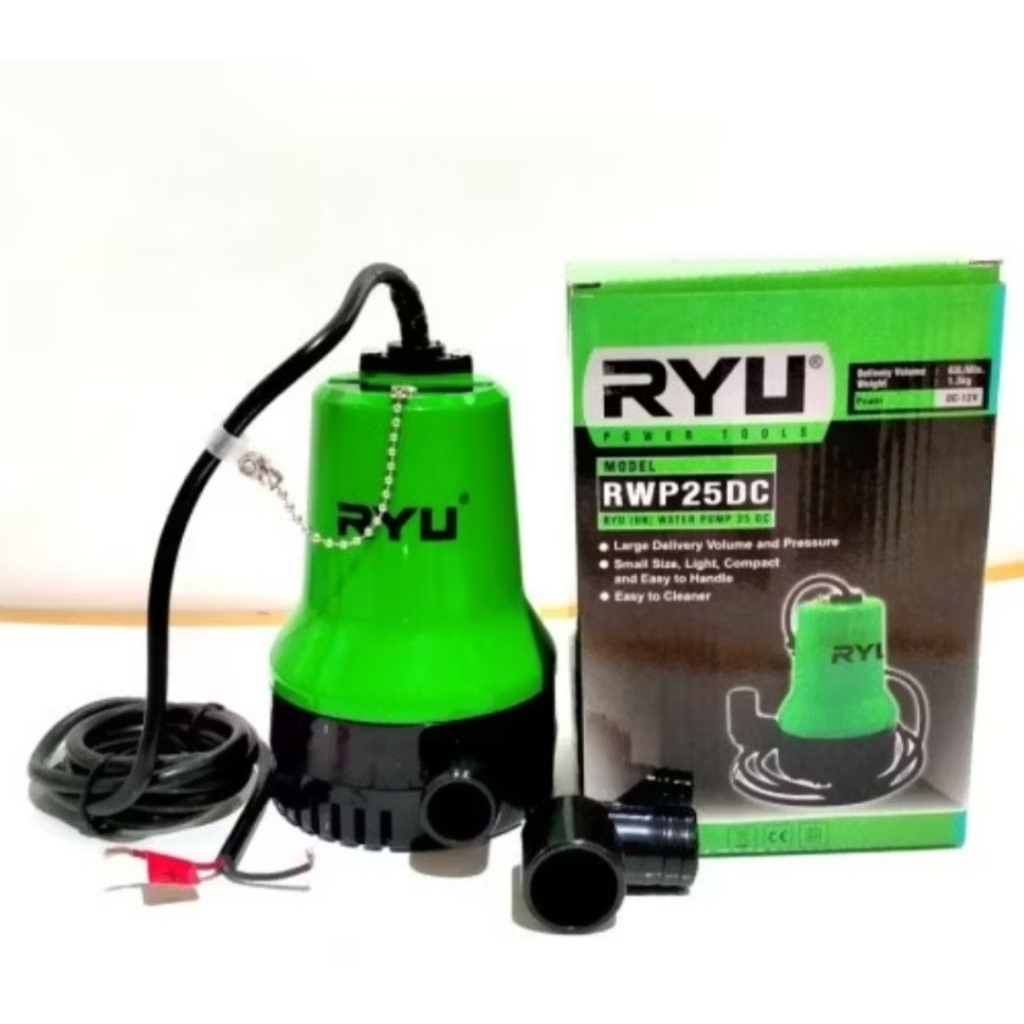 Jual RYU WATER PUMP RWP 25DC / POMPA CELUP AIR DC 12V RWP 25DC | Shopee ...