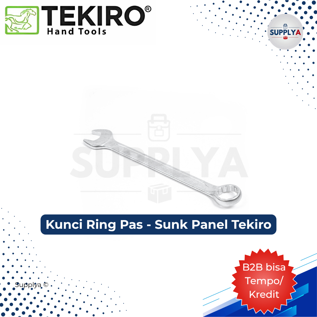 Jual SUPPLYA - KUNCI RING PAS SUNK PANEL SATUAN ECERAN ORIGINAL TEKIRO ...