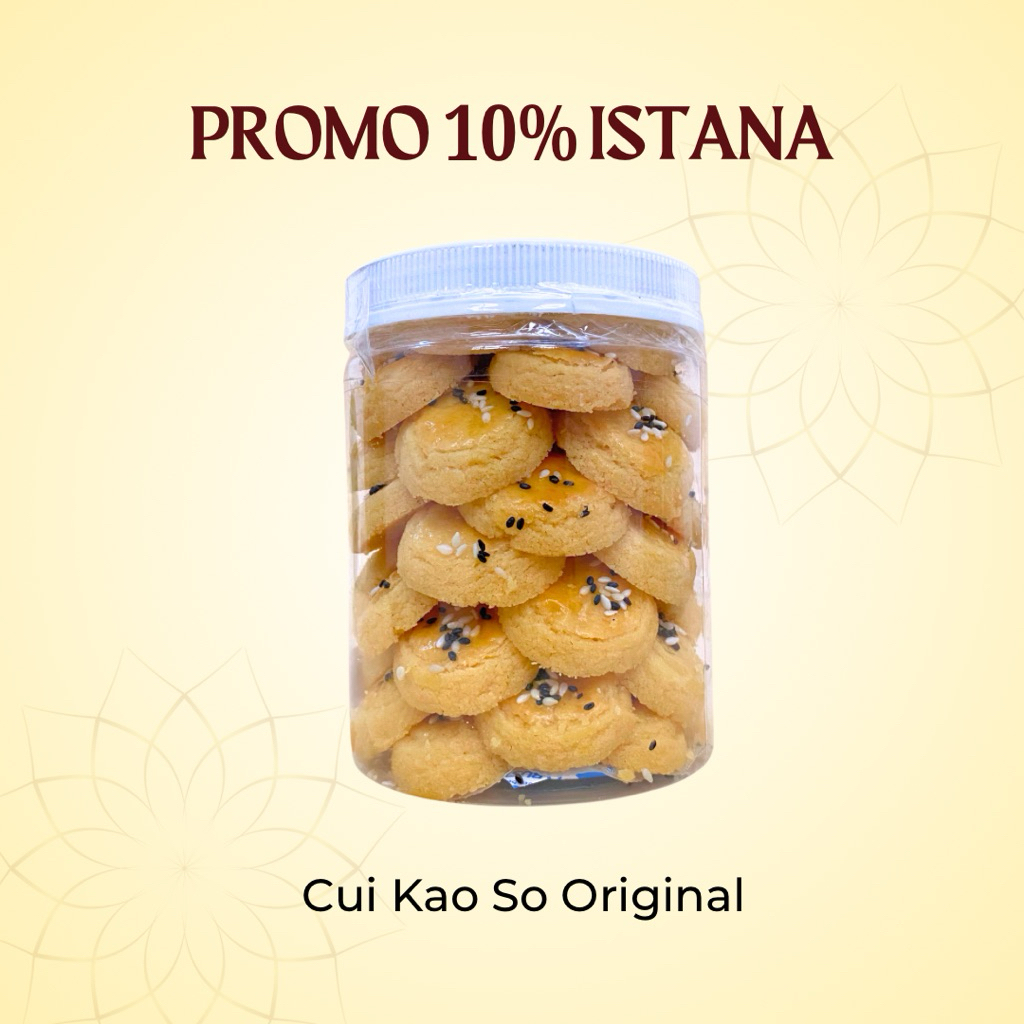 Jual ISTANA KUE KERING CUI KAO SO ECO COOKIES | Kue Renyah dan Gurih ...