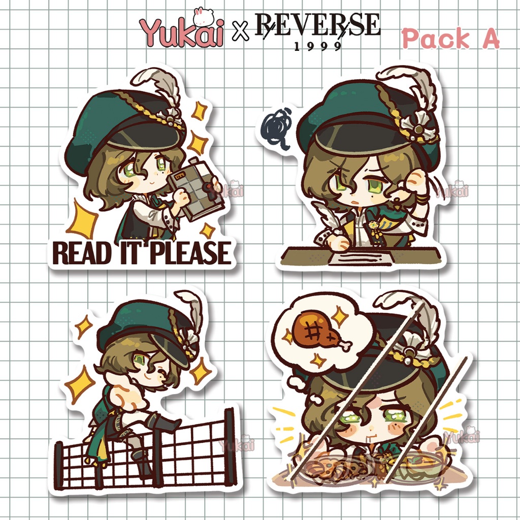 Jual Stiker Recoleta Reverse 1999 Premium - Sticker Pack Anime ...