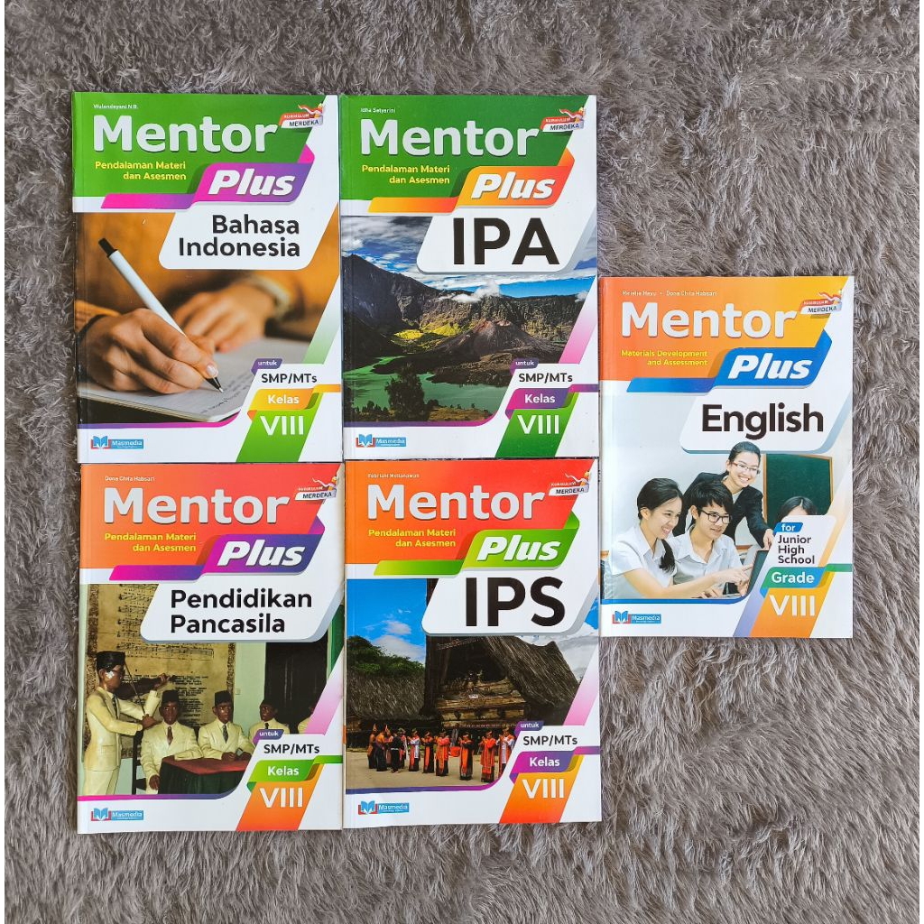 Jual Buku Mentor Plus Smp/Mts Kelas 8 Kurikulum merdeka masmedia ...