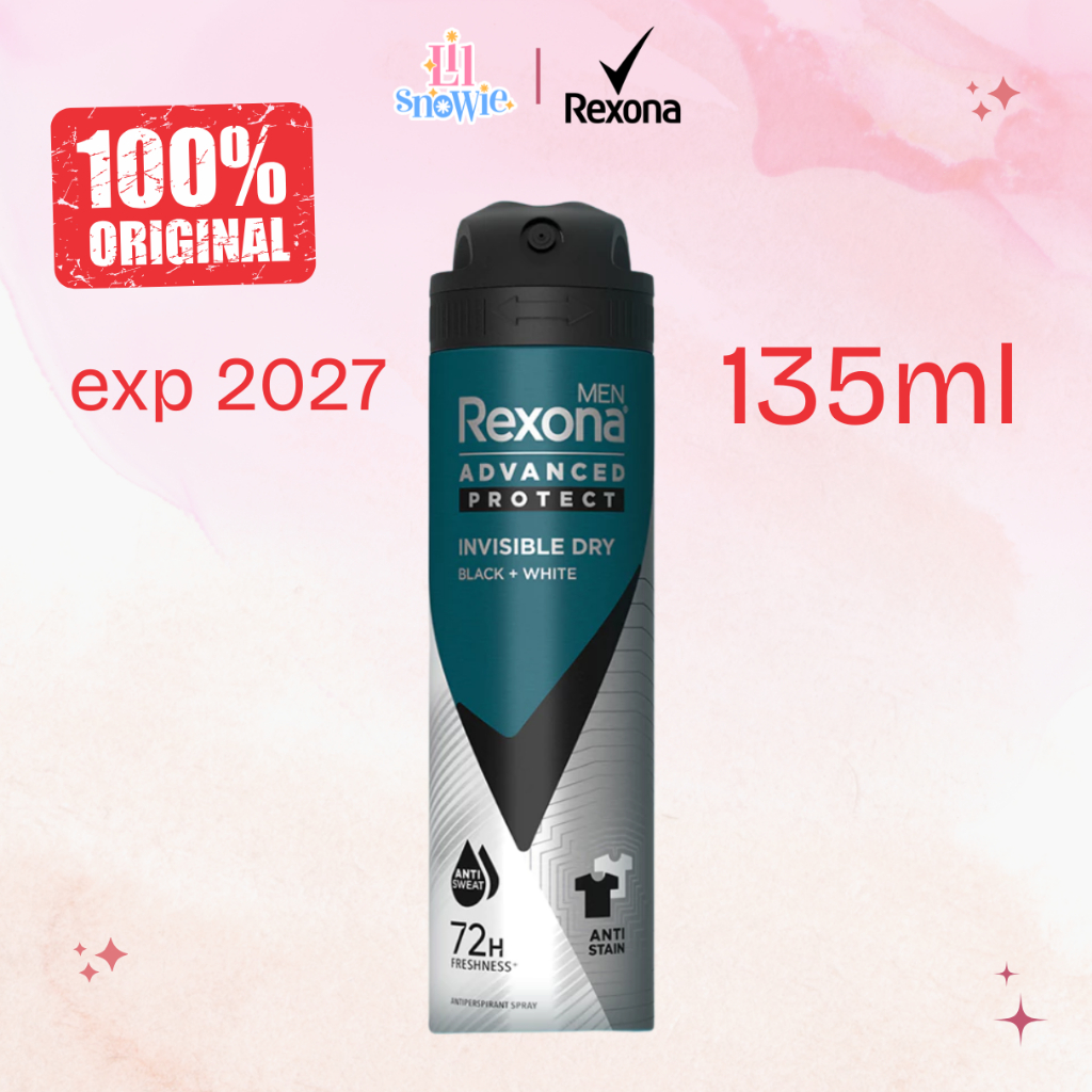 Jual Rexona Men Antiperspirant DEODORANT SPRAY Invisible Dry 135ml ...