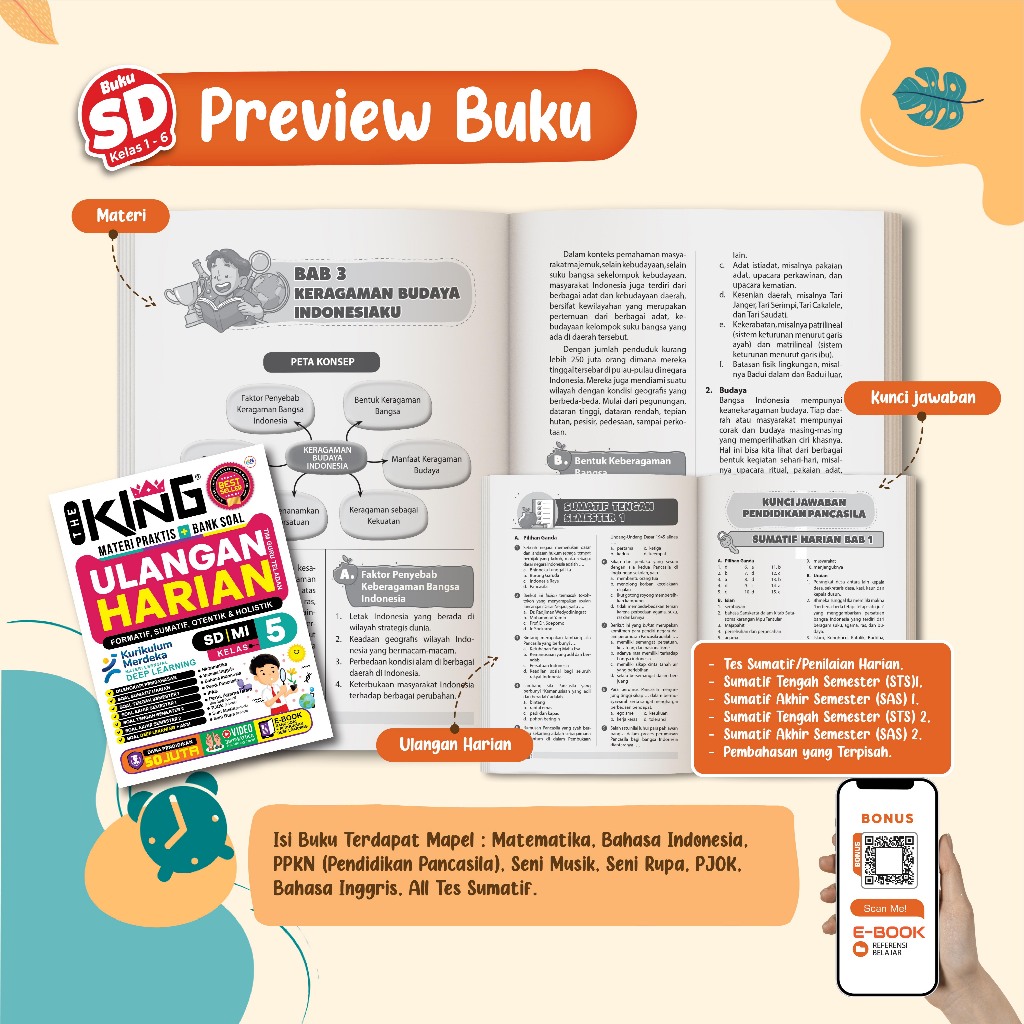 Jual BUKU SD The King Ulangan Harian Kelas 1 - 6 SD Update Deep ...